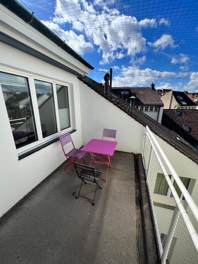 City Center Rooftop Balcony-Studio At Town Hall Basilea Exterior foto